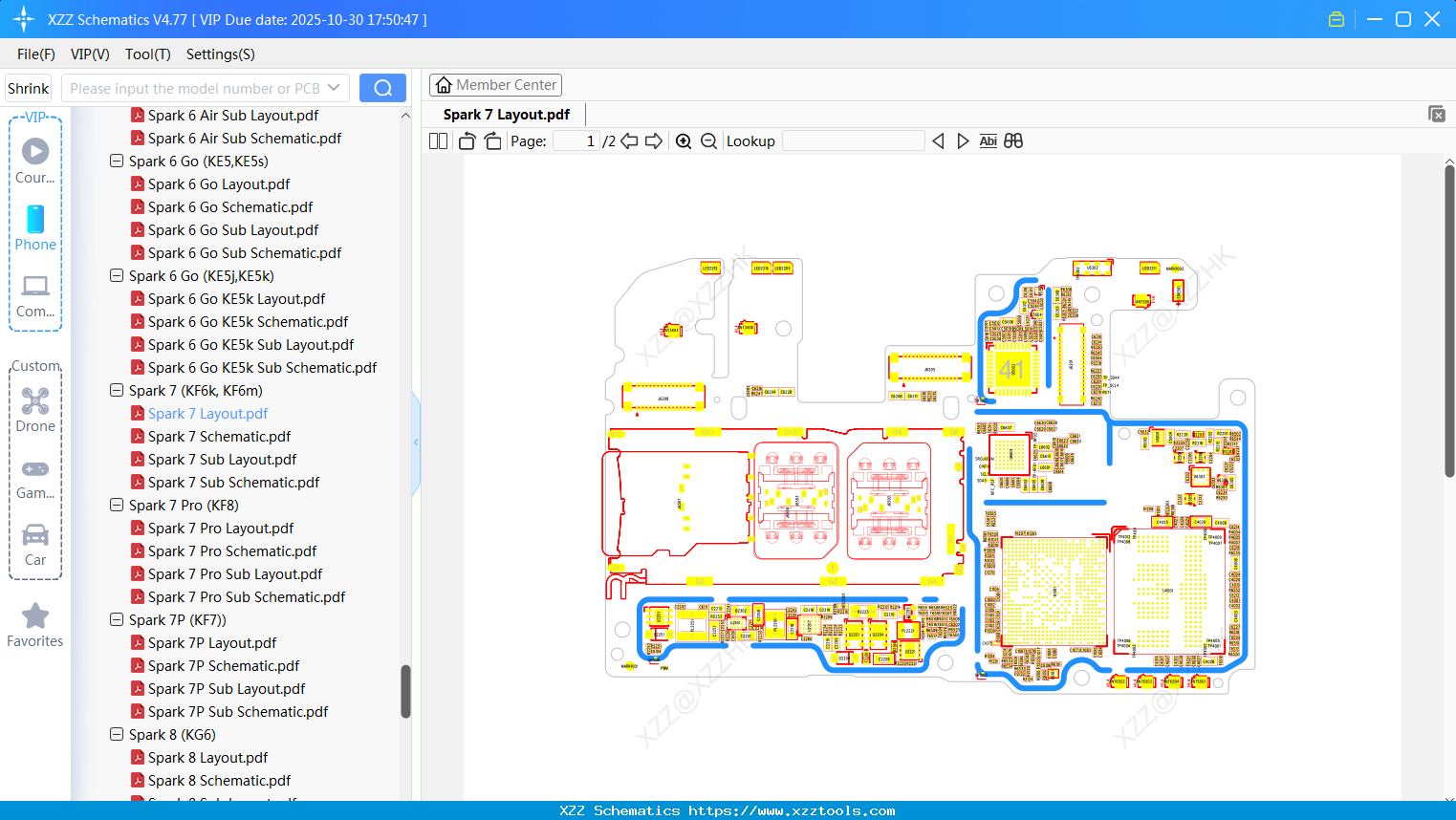 Tecno Spark 7 Layout